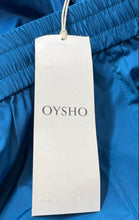 Load image into Gallery viewer, Oysho Womens Blue Elastic Waist Pull-On Wide-Leg Cargo Pants Size S With Tag