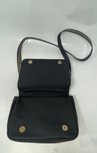 Load image into Gallery viewer, Versace Parfums Womens Medusa Black Zipper Logo Inner Pocket Crossbody Purse