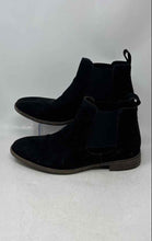 Load image into Gallery viewer, Jousen Milan Mens Black Suede Round Toe Pull-On Ankle Chelsea Boots Size 9.5