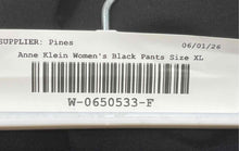 Load image into Gallery viewer, Anne Klein Womens Black Pockets Pull On Straight Leg Ankle Pants Sz XL With Tag