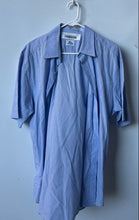 Load image into Gallery viewer, Lacoste Mens Light Blue Short Sleeve Regular Fit Collared Dress Shirt Size 45