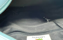 Load image into Gallery viewer, Lacoste Womens Light Blue Adjustable Strap Shoulder Crossbody Bag