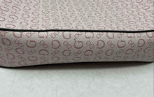 Load image into Gallery viewer, Guess Womens Pink Signature Print Adjustable Strap Zip Top Lined Crossbody Bag