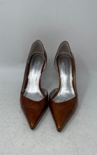 Load image into Gallery viewer, Marc Fisher Womens MFLYDE Brown Leather Slip-On D'Orsay Heels Size 5.5M