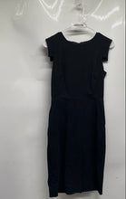Load image into Gallery viewer, J. Crew Womens Black Tollegno 1900 Sleeveless Crew Neck Sheath Dress Size 2
