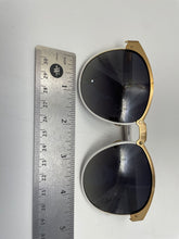 Load image into Gallery viewer, Linda Farrow Women's Gold and White Sunglasses