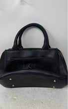 Load image into Gallery viewer, Giani Bernini Womens Black Pebbled Leather Bottom Studs Top Handle Satchel Bag
