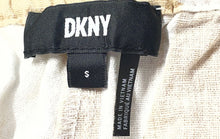 Load image into Gallery viewer, DKNY Womens White Beige Printed Drawstring Pockets Elastic Waist Cropped Pants S