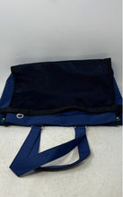 Load image into Gallery viewer, Lacoste Womens Blue Black Shoulder Strap Pockets Laptop Messenger Bag
