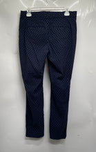 Load image into Gallery viewer, Banana Republic Womens Blue Dotted Sloan Curvy Fit Straight Leg Dress Pants Sz 6