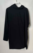 Load image into Gallery viewer, Mango Womens Black Long Sleeve Front Zipper Turtleneck Sweater Dress Size Small