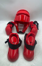 Load image into Gallery viewer, Proforce Lightning Unisex Red Black Dot Sparring Head Gear Taiwan Set Of 5 Pcs