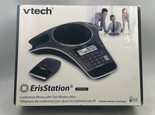 Load image into Gallery viewer, VTech ErisStation VCS702 Black Audio Conferencing Phone System Not Tested