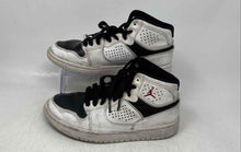 Load image into Gallery viewer, Nike Boys Air Jordan Access Mid White Black Leather Sneakers Shoes Size 4Y