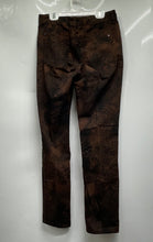 Load image into Gallery viewer, Gloria Vanderbilt Womens Brown Animal Print 5-Pocket Design Straight Jeans Sz 6