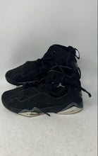 Load image into Gallery viewer, Nike Boys Air Jordan True Flight 343795-010 Black Lace-Up Sneakers Shoes Size 4Y