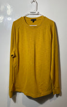 Load image into Gallery viewer, Banana Republic Mens Dark Yellow Knitted Long Sleeve Pullover Sweater Size Large