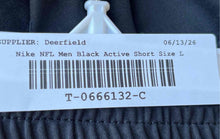 Load image into Gallery viewer, Nike Mens Black Elastic Waist Active NFL Athletic Short Size Large