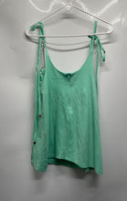 Load image into Gallery viewer, Maniere De Voir Womens Mint Green Sleeveless Suspender Pinafore Mini Dress Sz 8
