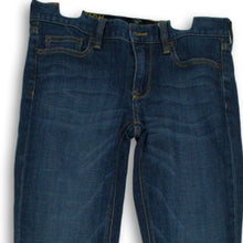 Load image into Gallery viewer, J.Crew Womens Blue Denim Pockets Medium Wash Stretch Straight Leg Jeans Size 28S