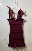 Load image into Gallery viewer, Cotton Candy LA Womens Burgundy Sleeveless Pullover Mini Dress Size S With Tag