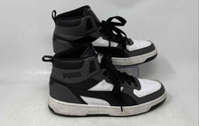 Load image into Gallery viewer, Puma Mens Rebound Joy 374765-08 Black White Lace-Up Sneakers Shoes Size 9.5