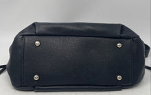 Load image into Gallery viewer, Bostanten Womens Black Pebbled Leather Bottom Studs Shoulder Strap Hobo Handbag