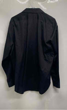 Load image into Gallery viewer, Calvin Klein Mens Black Cotton Long Sleeve Slim Fit Dress Shirt Size 17 32-33