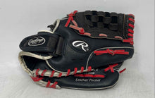 Load image into Gallery viewer, Rawlings Co ESBR5 Black Leather Adjustable Cuff 5 Finger Baseball Glove