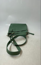 Load image into Gallery viewer, Joy Susan Womens Layla Green Leather Adjustable Strap Crossbody Bag Size Small