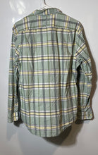 Load image into Gallery viewer, Banana Republic Mens Multicolor Plaid Print Cotton Soft Wash Dress Shirt Size M