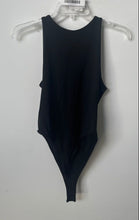 Load image into Gallery viewer, Zara Womens Black Sleeveless Round Neck One-Piece Bodysuit Size Medium