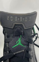 Load image into Gallery viewer, Authentic Nike Boys Air Jordan Spizike Low Black Green Sneaker Shoes Size 7Y