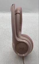 Load image into Gallery viewer, Logi Pink Built-In Microphone Wired Over The Ear Headphones