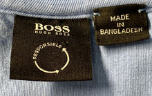 Load image into Gallery viewer, Hugo Boss Mens Blue Black Crew Neck Short Sleeve Pullover T-Shirt Size Medium