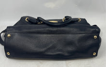 Load image into Gallery viewer, Michael Kors Womens Hamilton Black Leather East West Inner Pockets Satchel Bag