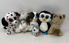 Load image into Gallery viewer, Set Of 6 TY Multicolor Whiskers The Gray Schnauzer Mixed TTYL Mini Toys