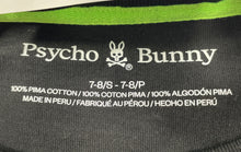 Load image into Gallery viewer, Psycho Bunny Boys Black Graphic Print Short Sleeve Pullover T-Shirt Size 7-8/S
