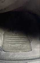 Load image into Gallery viewer, Fossil Womens Black Pebbled Leather Adjustable Strap Flap Crossbody Bag