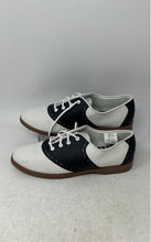 Load image into Gallery viewer, Predictions Womens Saddle 136016 Black White Faux Leather Oxford Shoes Size 7.5