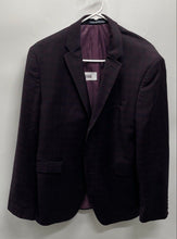 Load image into Gallery viewer, Original Penguin Mens Red Printed Long Sleeve Two Button Blazer Size 42R/35W