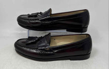 Load image into Gallery viewer, Cole Haan Mens Pinch Dark Brown Leather Tassel Loafer Dress Shoes Size 7.5D