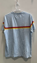 Load image into Gallery viewer, An Original Penguin Mens Blue Striped Print Short Sleeve Pullover T-Shirt Size L