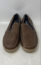 Load image into Gallery viewer, Izod Mens Brown Round Toe Flat Slip-On Loafer Shoes Size 10M