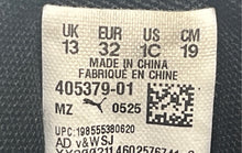 Load image into Gallery viewer, Puma Boys Rebound Layup Black Leather Round Toe Lace-Up Sneaker Shoes Size 1C