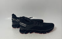Load image into Gallery viewer, Mens Black Red Low Top Lace-Up Running Sneaker Shoes Size EUR 40