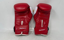 Load image into Gallery viewer, HawkSports Unisex Red White Hook-And-Loop Velcro Wrist Straps Boxing Gloves