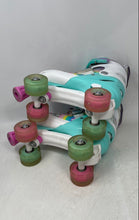Load image into Gallery viewer, Sulifeel Sport Girls Pink Shimmering Adjustable Strap Roller Skates Size 13C-13Y