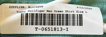 Load image into Gallery viewer, Tommy Hilfiger Mens Green Cotton Short Sleeve Custom Fit Button-Up Shirt Size L