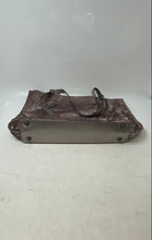 Load image into Gallery viewer, Enzo Angiolini Womens Pink Lavender Velvet Double Handle Shoulder Purse
